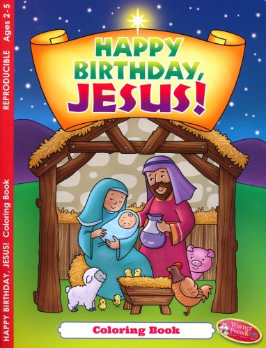 Cover of Happy Birthday, Jesus! Coloring & Activity Book--Ages 2 to 5