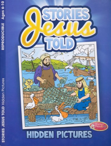 Cover of Stories Jesus Told Hidden Pictures Activity Book--Ages 6 to 10