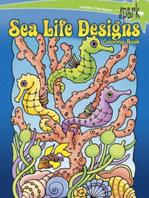 Cover of Sea Life Designs Coloring Book