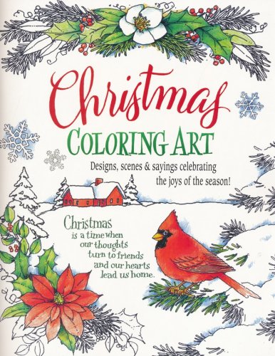 Cover of Christmas Coloring Art Book