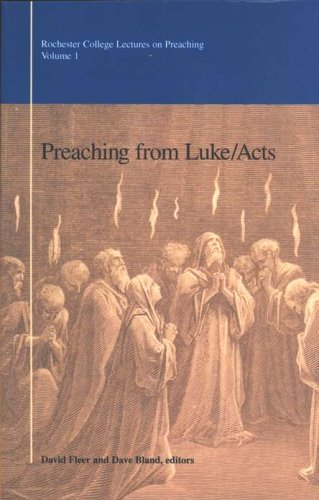 Cover of Preaching from Luke/Acts