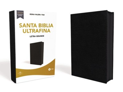 Cover of RVR60 Large-Print Ultrathin Bible--bonded leather, black, zippered edition