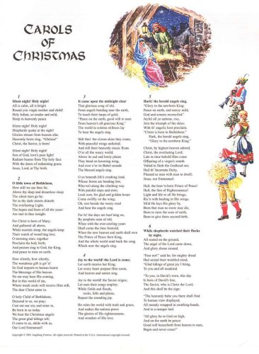 Cover of Carols of Christmas, Words-Only Edition