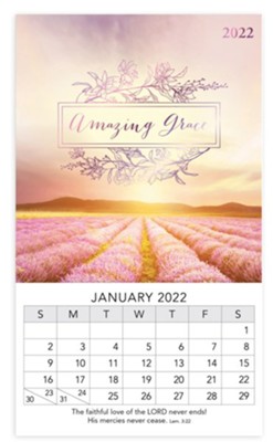 Cover of Amazing Grace, 2022 Mini Magnetic Calendar