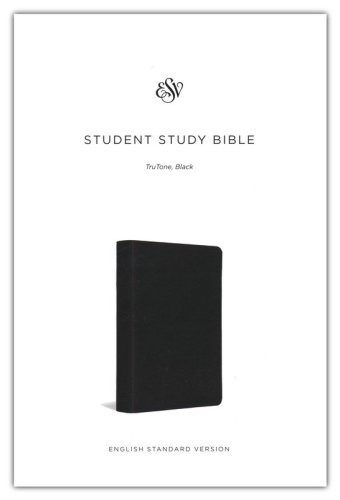 Cover of ESV Student Study Bible--soft leather-look, black