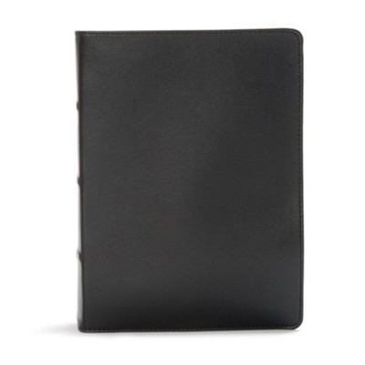 Cover of CSB Study Bible, Black Premium Goatskin Leather