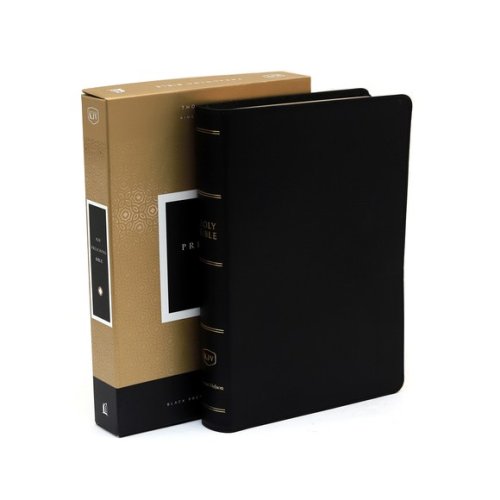 Cover of KJV Comfort Print Preaching Bible, Premium Calfskin Leather, Black