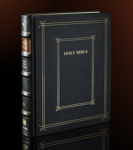 Cover of Cambridge KJV Family Chronicle Bible: Black Calfskin Leather over Boards, with illustrations by Gustave Doré