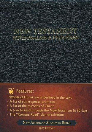 Cover of God's Precious Promises New Testament: New American Standard Bible Bonded Leather Black