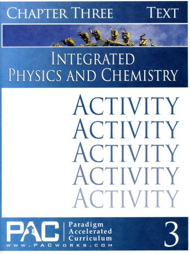 Cover of Integrated Physics and Chemistry Activity Booklet, Chapter 3