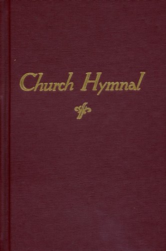 Cover of Church Hymnal, hardcover, maroon red