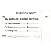 Cover of Three-Fund Weekly Offering Envelopes, 4.25 inch x 2.5 inch, Pack of 53