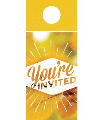 Cover of You're Invited Door Hanger, Pack of 150 (burst design)