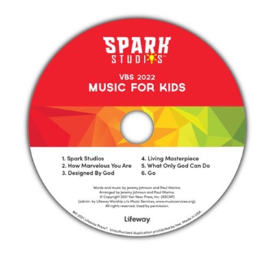 Cover of Spark Studios: Music For Kids CD (pkg. of 5)