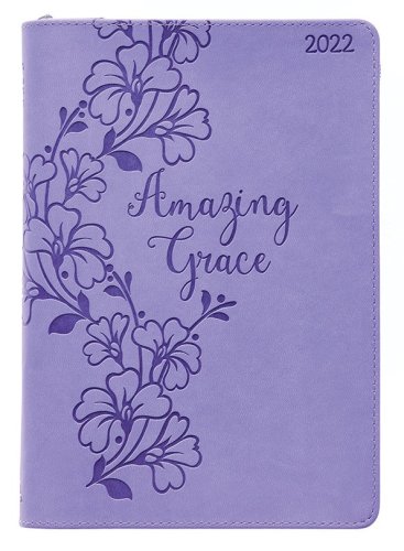 Cover of 2022 12-month Executive Planner, Amazing Grace, Purple
