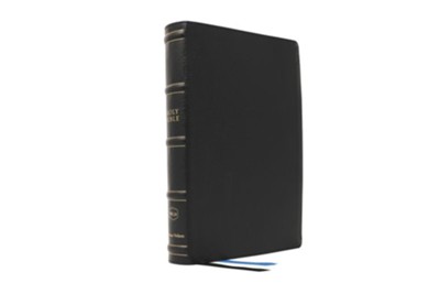 Cover of NKJV Compact Bible, Maclaren Series--genuine leather, black