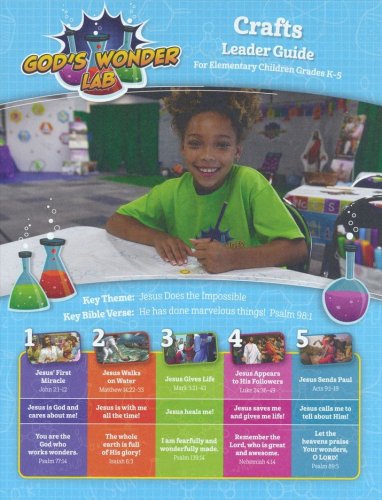 Cover of God's Wonder Lab: Craft Leader Guide