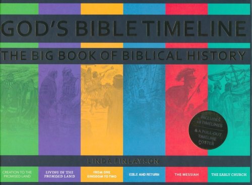 Cover of God's Bible Timeline: The Big Book of Biblical History