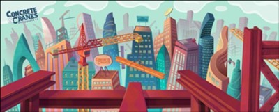 Cover of Concrete & Cranes: Super Duper Sized Backdrop