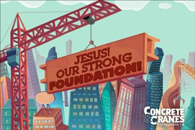 Cover of Concrete & Cranes: Supersized Postcards (pkg. of 50)