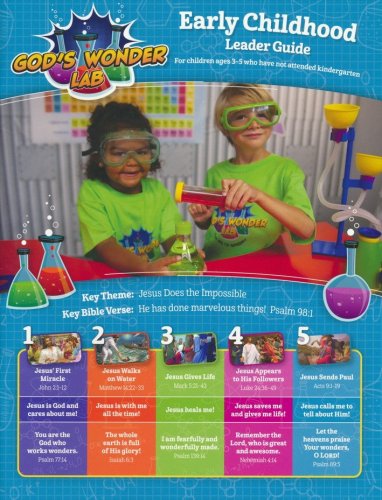 Cover of God's Wonder Lab: Early Childhood Leader Guide