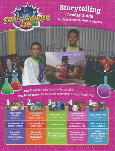 Cover of God's Wonder Lab: Storytelling Leader Guide