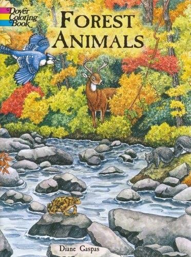 Cover of Forest Animals Coloring Book