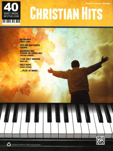 Cover of 40 Sheet Music Bestsellers: Christian Hits