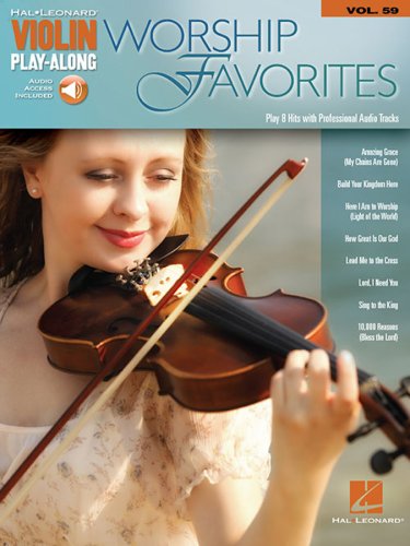 Cover of Worship Favorites (Violin) Book/Online Audio