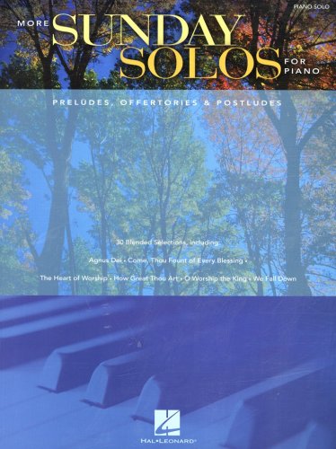 Cover of More Sunday Solos for Piano (Preludes, Offertories & Postludes)