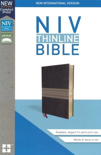Cover of NIV Thinline Bible Brown Imitation Leather
