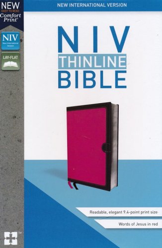 Cover of NIV Thinline Bible Pink, Imitation Leather