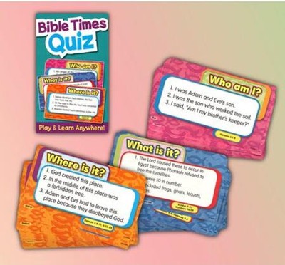 Cover of Bible Times Quiz Card Game
