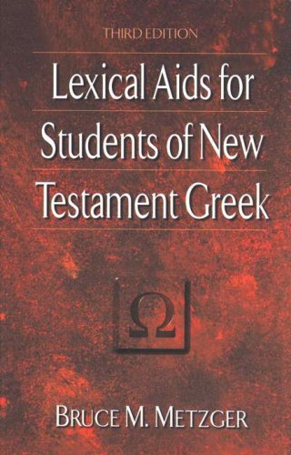 Cover of Lexical Aids for Students of New Testament Greek