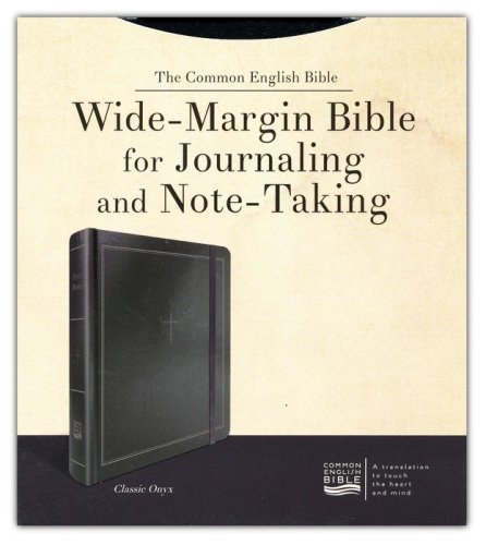 Cover of CEB Wide-Margin Classic Onyx Bible: For Journaling and Note-Taking