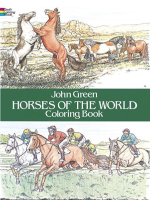 Cover of Horses of the World Coloring Book