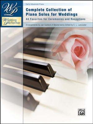 Cover of Wedding Performer: Complete Collection of Piano Solos for Weddings