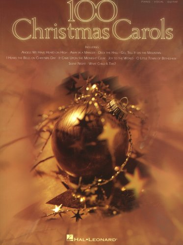 Cover of 100 Christmas Carols: Piano/Vocal/Guitar Songbook