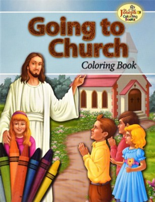 Cover of Going to Church Coloring Book