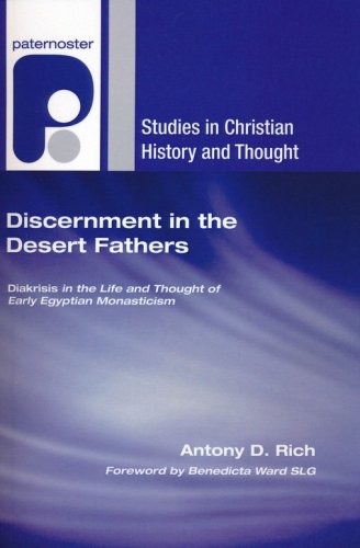 Cover of Discernment in the Desert Fathers: Diakrisis in the Life and Thought of Early Egyptian Monasticism