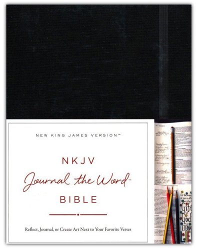 Cover of NKJV Journal the Word Bible, Large Print, Hardcover,
