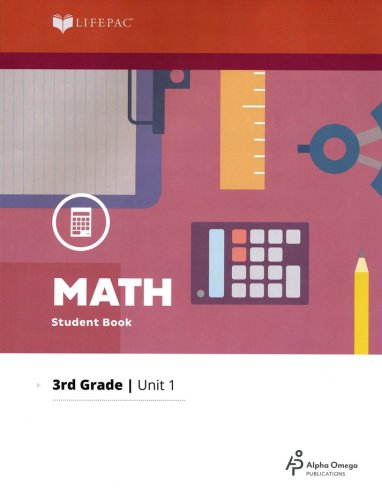 Cover of Lifepac Math Grade 3 Unit 1
