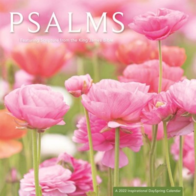 Cover of 2022 Wall Calendar, Pink Flowers
