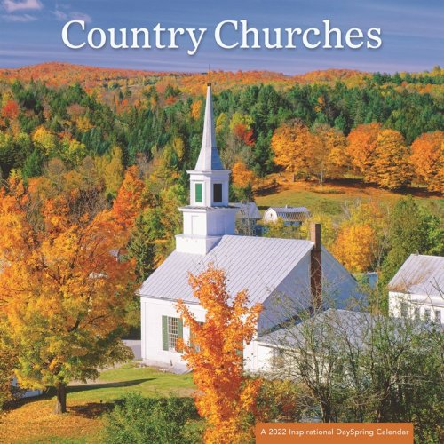 Cover of 2022 Wall Calendar, Country Churches