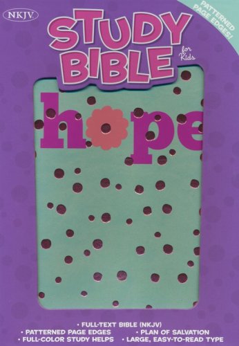 Cover of NKJV Study Bible for Kids, Hope LeatherTouch