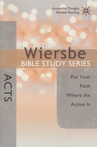 Cover of Acts: The Warren Wiersbe Bible Study Series
