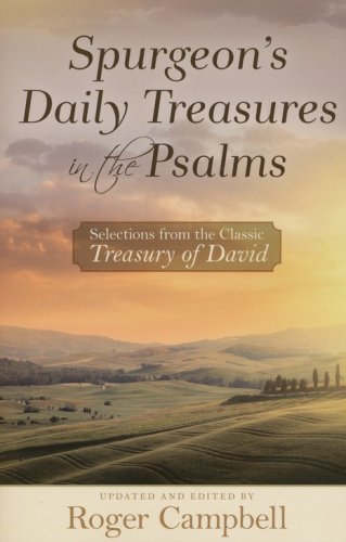 Cover of Spurgeon's Daily Treasures in the Psalms: Selections from the Classic Treasury of David