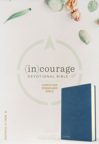 Cover of CSB (in)courage Devotional Bible--genuine leather, navy