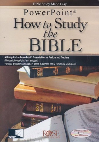 Cover of How to Study the Bible, Powerpoint CD-ROM
