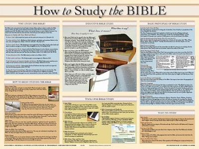 Cover of How To Study The Bible Laminated Wall Chart
